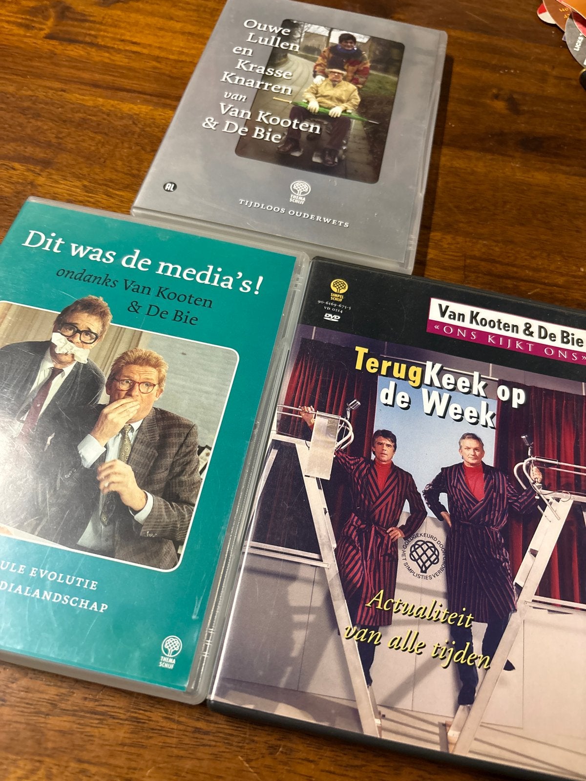Van Kooten & De Bie DVD Collectie - 3 DVD's, Gebruikt, Alle leeftijden, Nederlands, Komedie