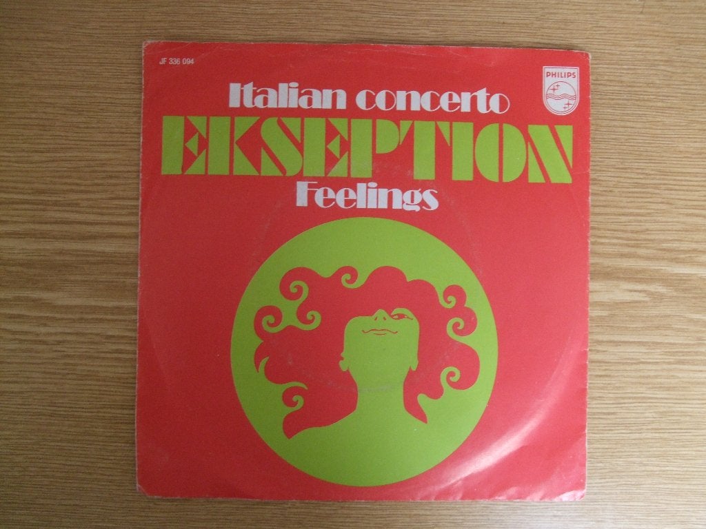 EKSEPTION     ITALIAN CONCERTO / FEELINGS, 7 inch, Ophalen of Verzenden, Zo goed als nieuw, Pop