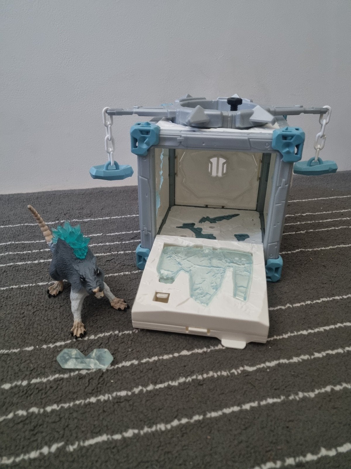 schleich Eldrador Creatures | BattleCave IJsrat, Ophalen of Verzenden, Zo goed als nieuw