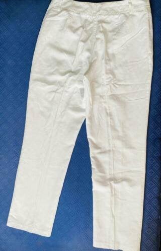 Gerry Weber witte pantalon maat 40 [DM], Maat 38/40 (M), Wit, Ophalen of Verzenden, Zo goed als nieuw