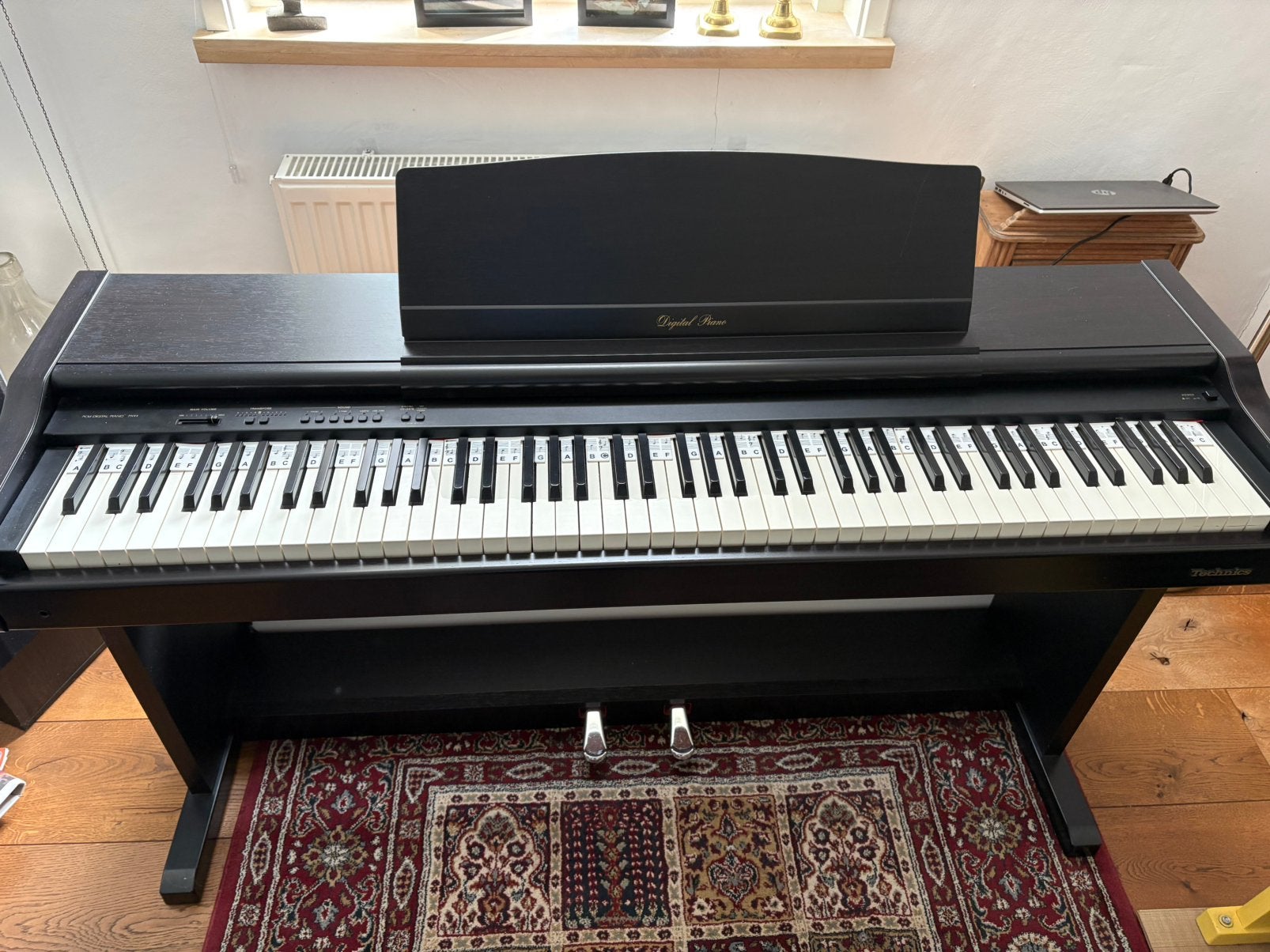 Te koop: Technics digitale piano PX 44, Ophalen, Gebruikt, Zwart, Digitaal