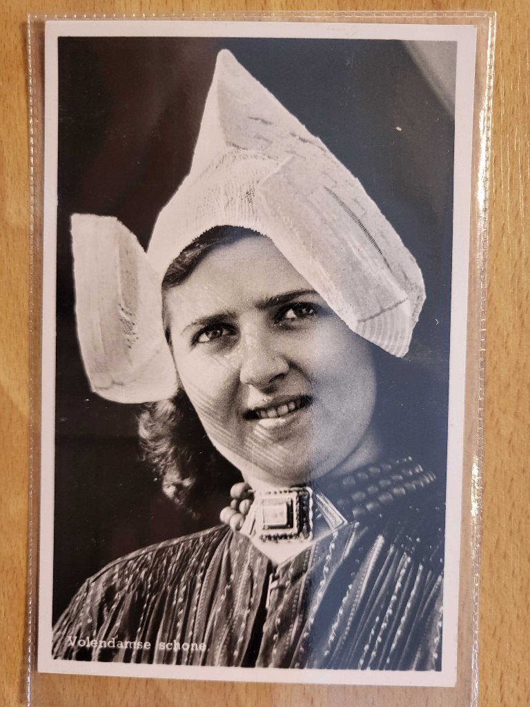 ansicht VOLENDAM klederdracht Schone, Ophalen of Verzenden, Voor 1920, Noord-Holland
