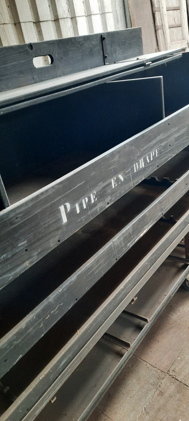 vintage verrijdbare kast leuk bij industrieel, Ophalen
