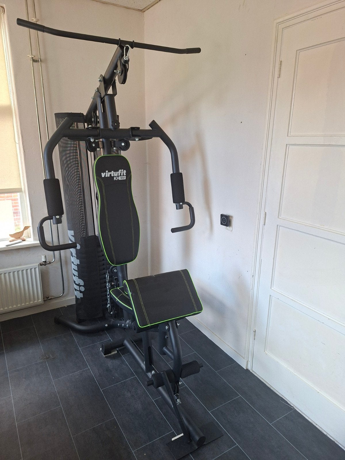 Home gym KH100 Multi Fitness Krachtstation met gewichten, Ophalen, Benen, Krachtstation, Zo goed als nieuw