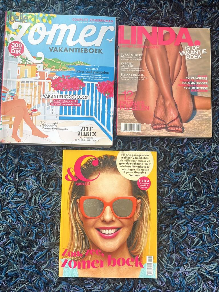 Zomerboeken 2025 Libelle, Linda en &C, Boeken, Tijdschriften en Kranten, Ophalen of Verzenden, Zo goed als nieuw, Damesbladen
