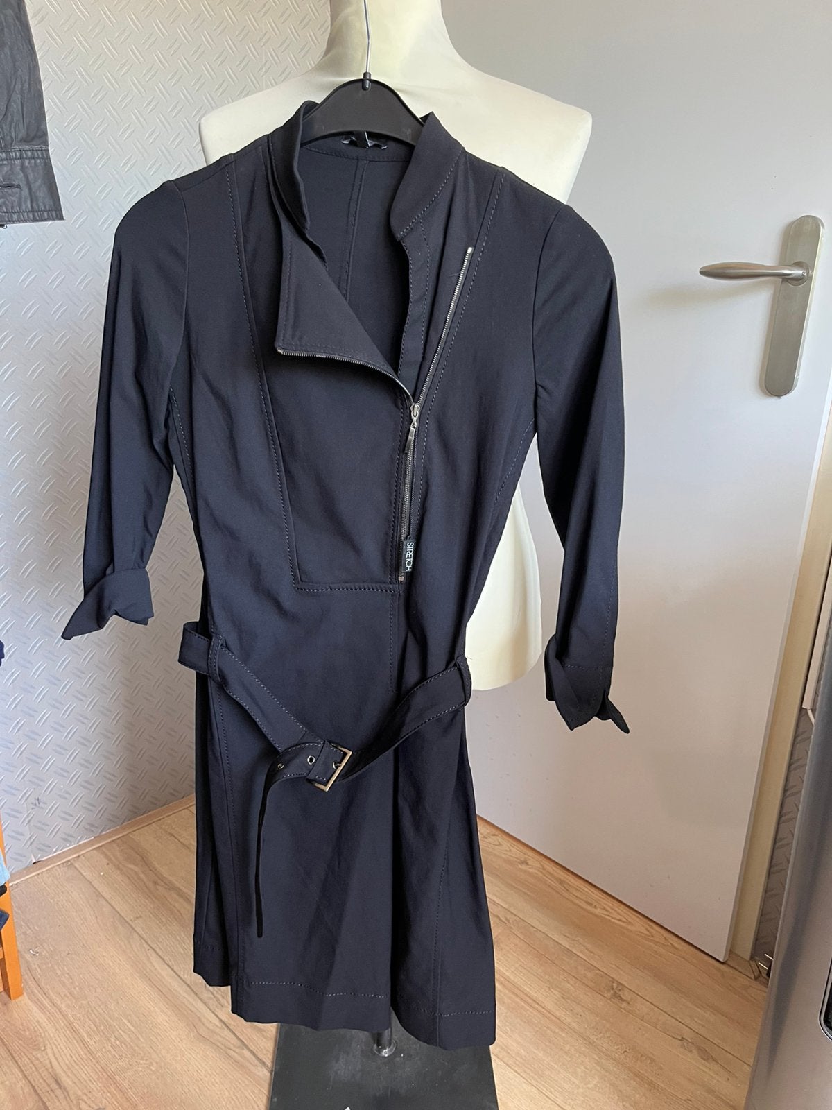 Claudia sträter jurk 34, Zwart, Ophalen of Verzenden, Zo goed als nieuw, Knielengte