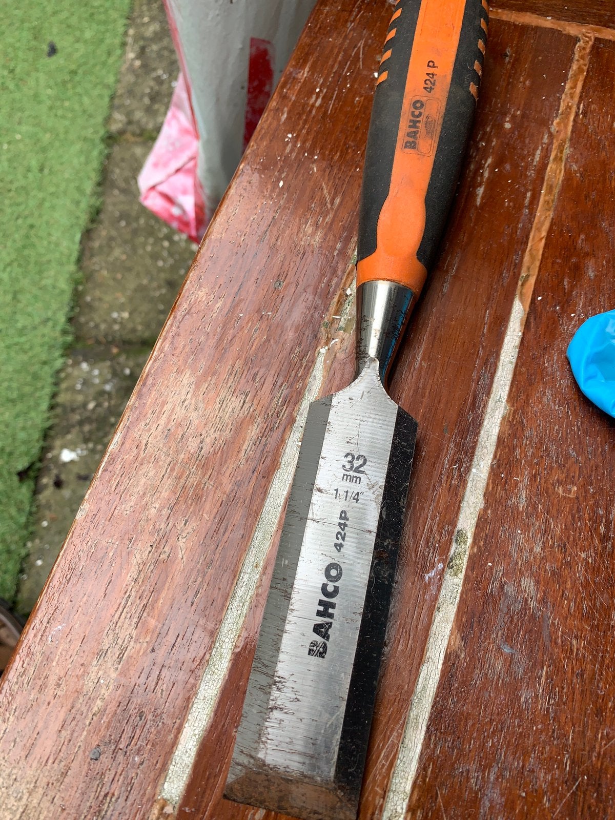 Zo goed als nieuwe32mm bahco steekbeitel, Antiek en Kunst, Antiek | Gereedschap en Instrumenten, Ophalen of Verzenden