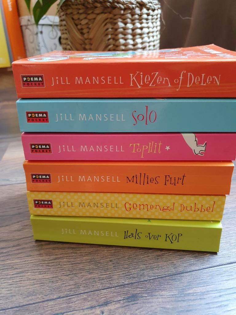 Verzameling van 6 Jill Mansell pockets, Ophalen of Verzenden, Gelezen, Jill Mansell