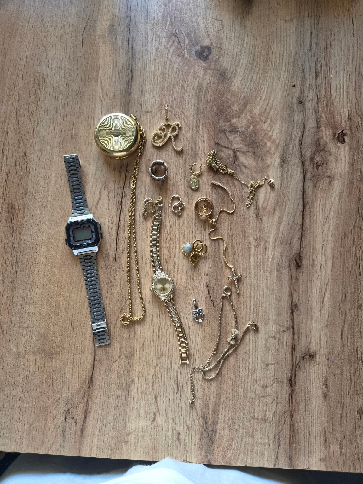 partij oudere sieraden en horloges., Sieraden, Tassen en Uiterlijk, Antieke sieraden, Ophalen of Verzenden, Overige materialen