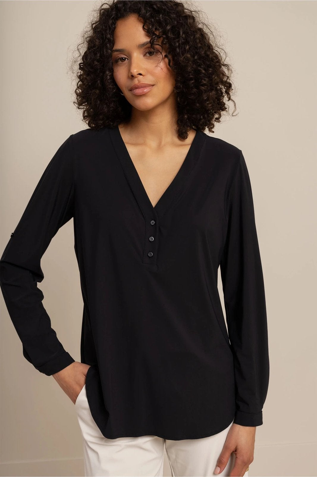 Studio anneloes evi blouse XXL zwart travelstof, Maat 46/48 (XL) of groter, Ophalen of Verzenden, Zo goed als nieuw, X