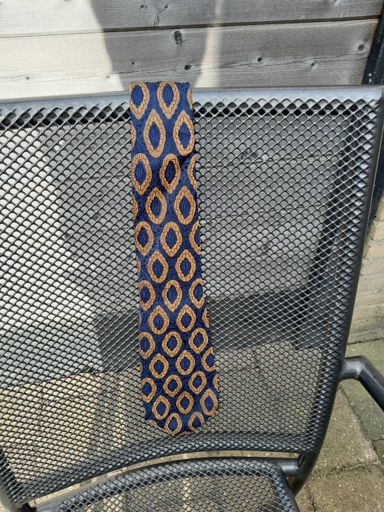 nette stropdas das, Kleding | Heren, Ophalen of Verzenden, Zo goed als nieuw, Blauw, Burton