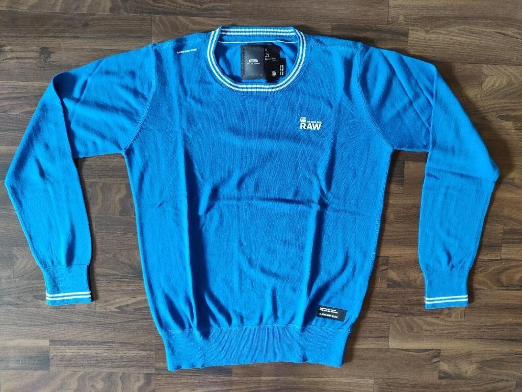 G-Star Raw trui blauw maat XL, Kleding | Heren, Truien en Vesten, G-Star Raw, Blauw, Maat 56/58 (XL), Ophalen of Verzenden