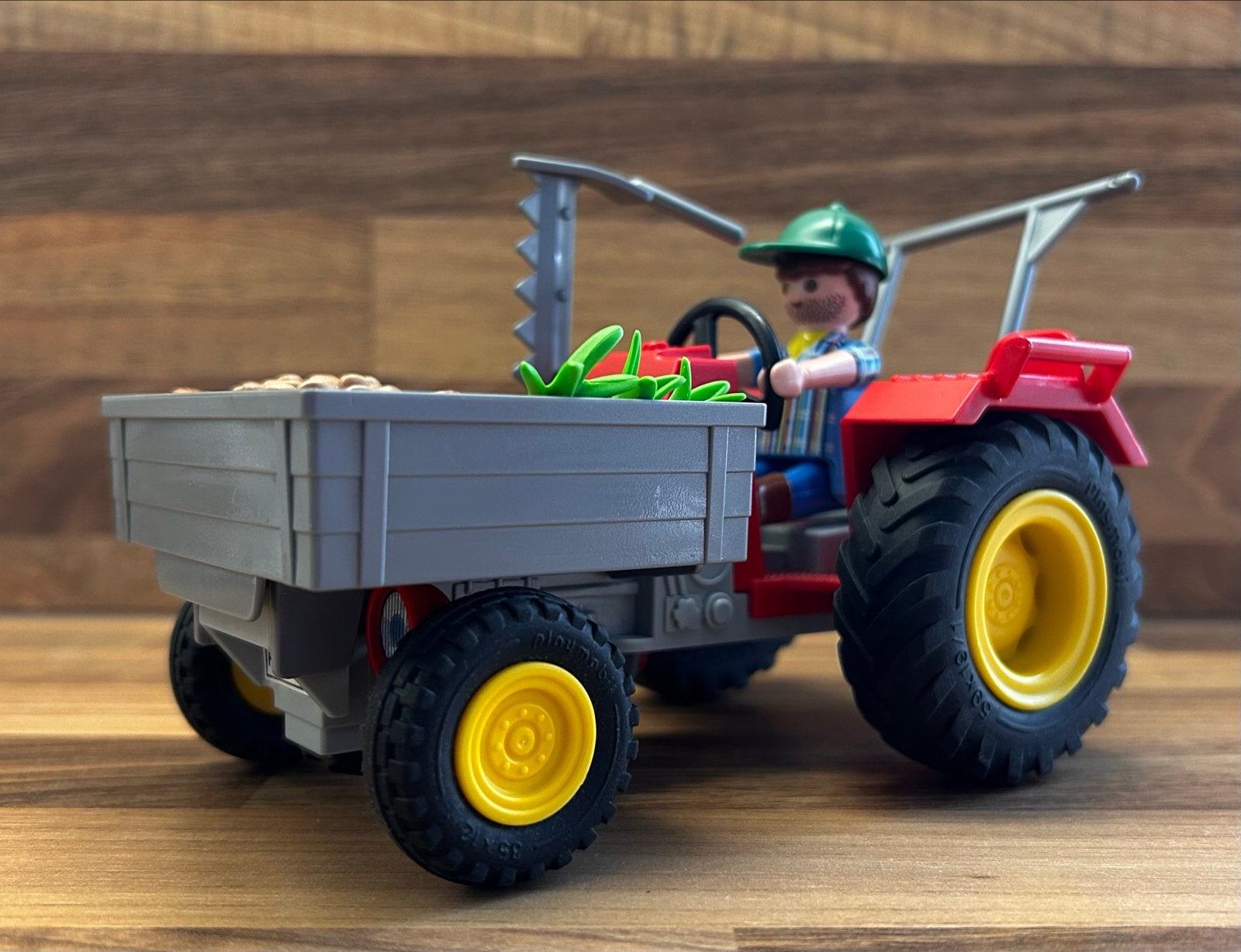 Playmobil Tractor met aanhanger en boer - Zo goed als nieuw, Ophalen, Complete set, Voertuig, Zo goed als nieuw