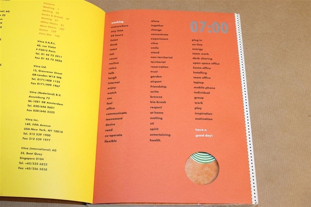 Workspirit Six — Vitra Catalogus, Ontwerp Irma Boom 1998, Boeken, Kunst en Cultuur | Fotografie en Design, Ophalen of Verzenden