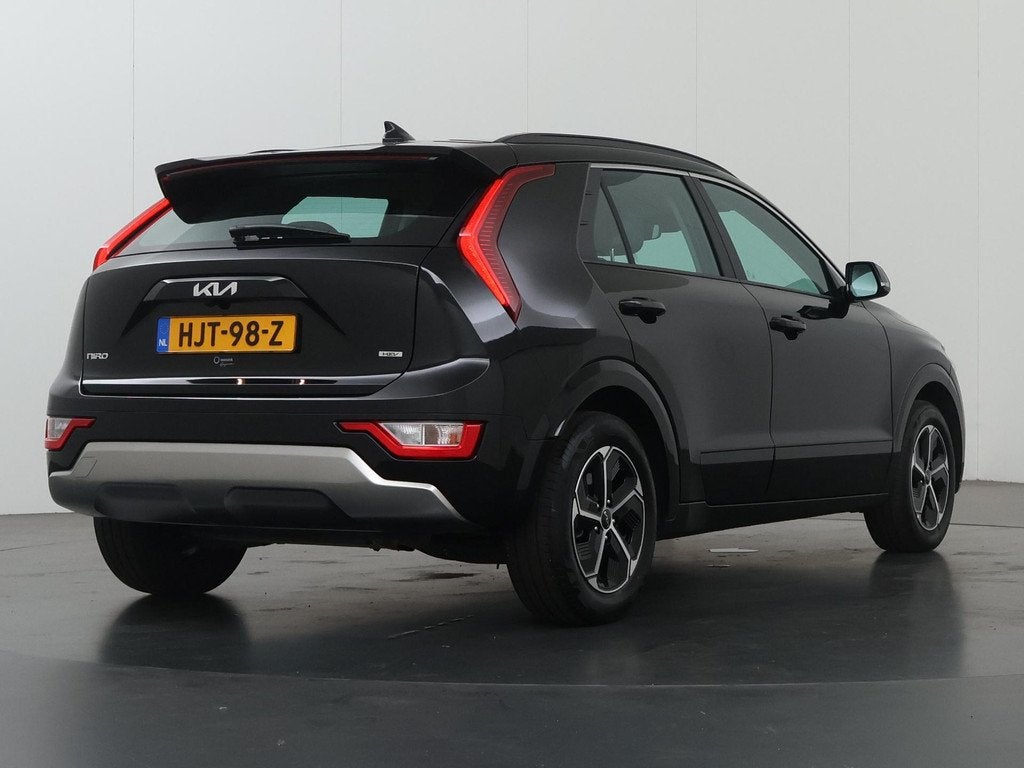 Kia Niro 1.6 GDi Hybrid DynamicLine | Navigatie | Cruise Con, Auto's, Kia, 1374 kg, 137 pk, Gebruikt, Leder en Stof