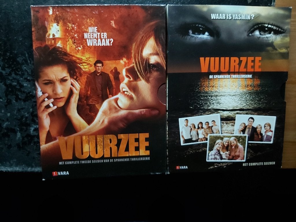 vuurzee 1  en 2, Cd's en Dvd's, Dvd's | Tv en Series, Gebruikt, Complete serie, Drama, Vanaf 9 jaar
