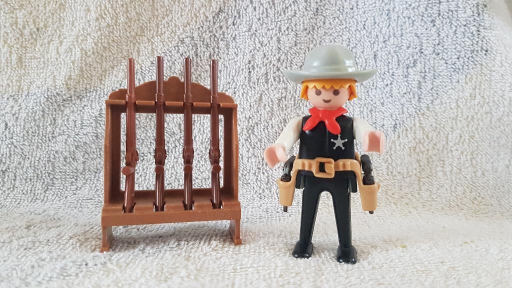 playmobil 3381 sheriff western, Kinderen en Baby's, Speelgoed | Playmobil, Ophalen of Verzenden, Zo goed als nieuw, Complete set