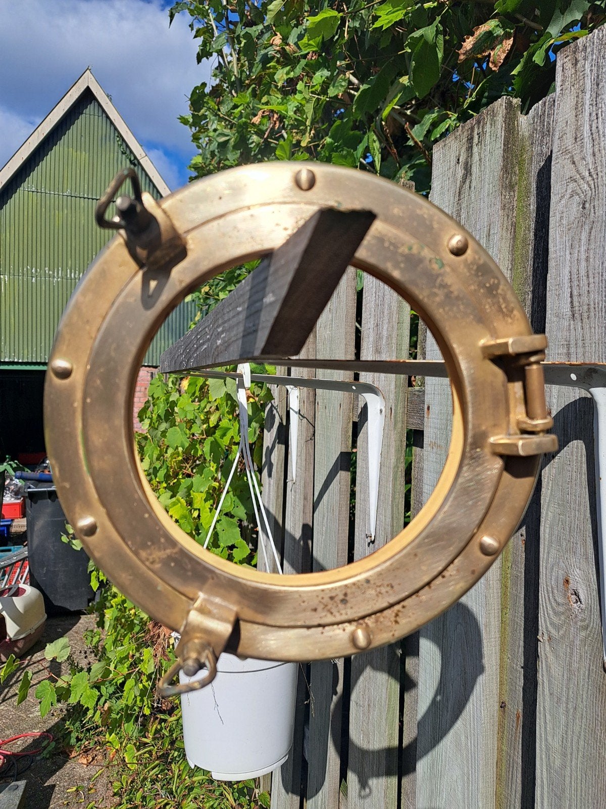 Antiek Messing Patrijspoort - Maritieme Decoratie, Ophalen of Verzenden