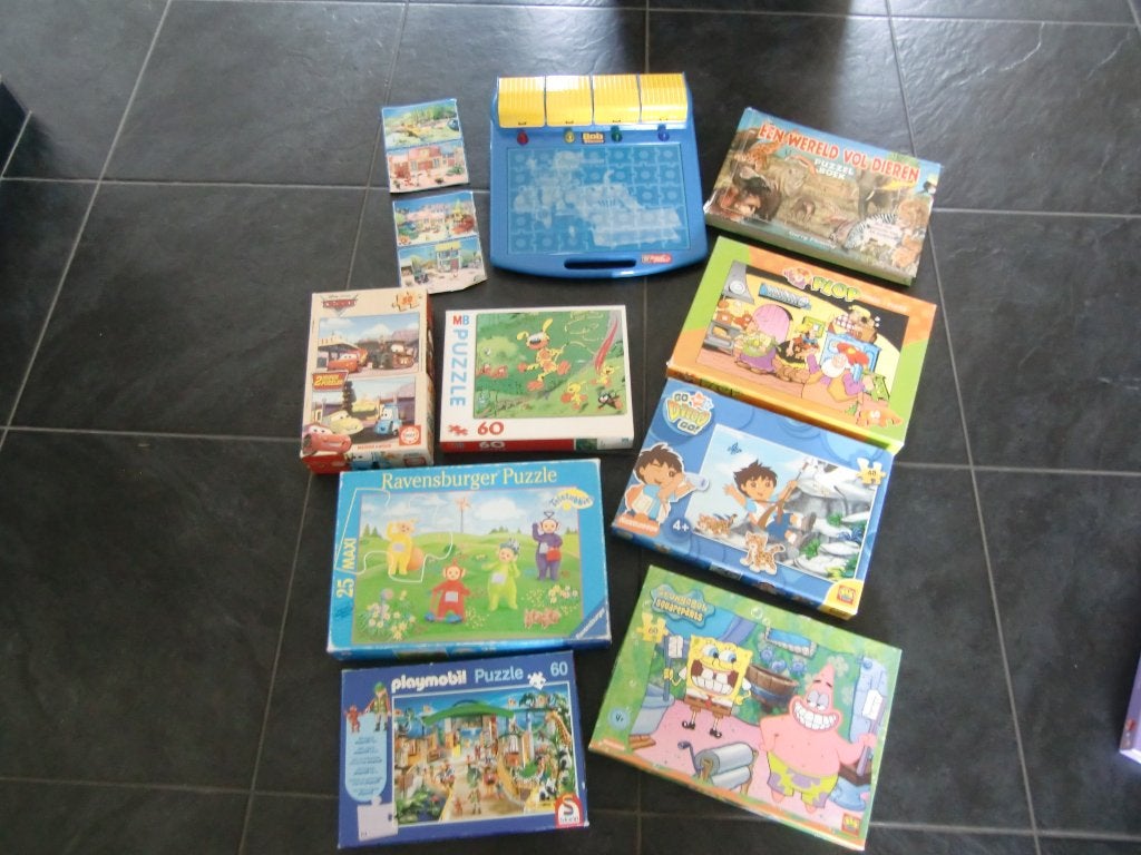 Puzzels en spellen., Ophalen of Verzenden, Meer dan 50 stukjes, Zo goed als nieuw, 4 tot 6 jaar