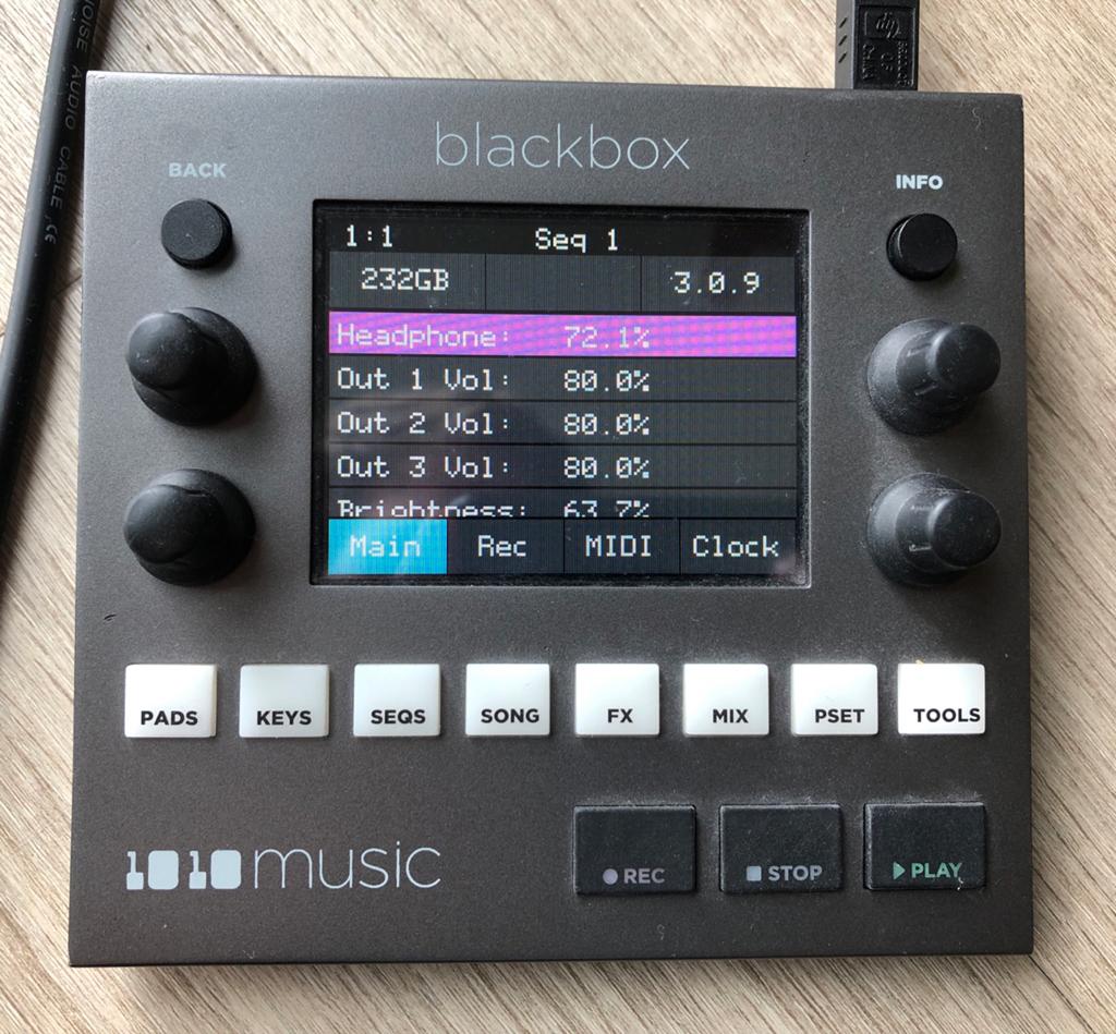 1010music blackbox + 256GB SD kaart, Overige merken, Gebruikt, Met midi-aansluiting, Overige aantallen
