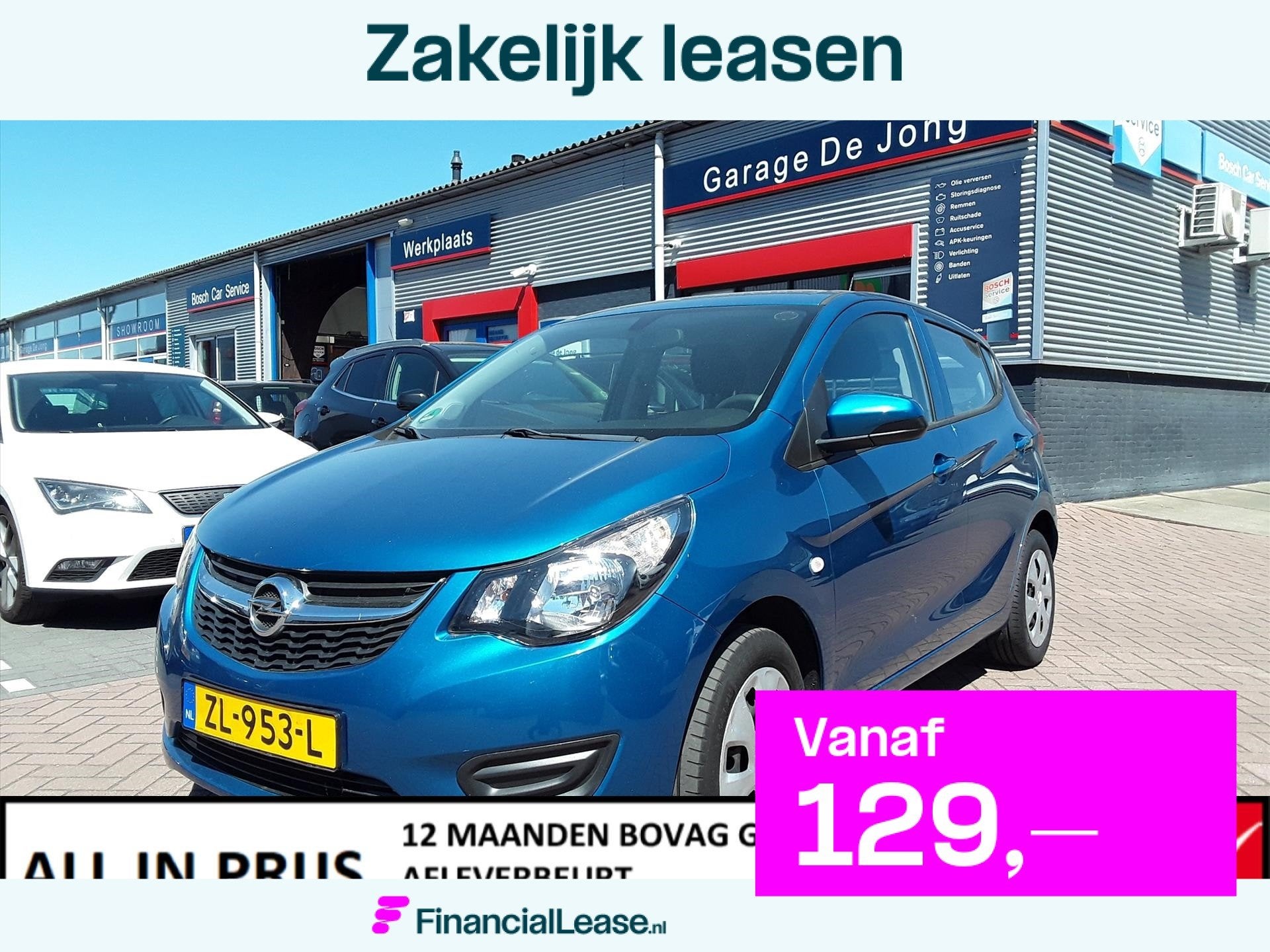 Opel Karl 1.0 Start/Stop 75pk 120 Jaar Edition, Gebruikt, Euro 6, Blauw, Origineel Nederlands
