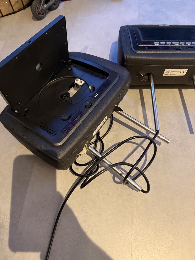 Grundig hoofdsteun dvd auto, Ophalen of Verzenden, Gebruikt, Overige merken
