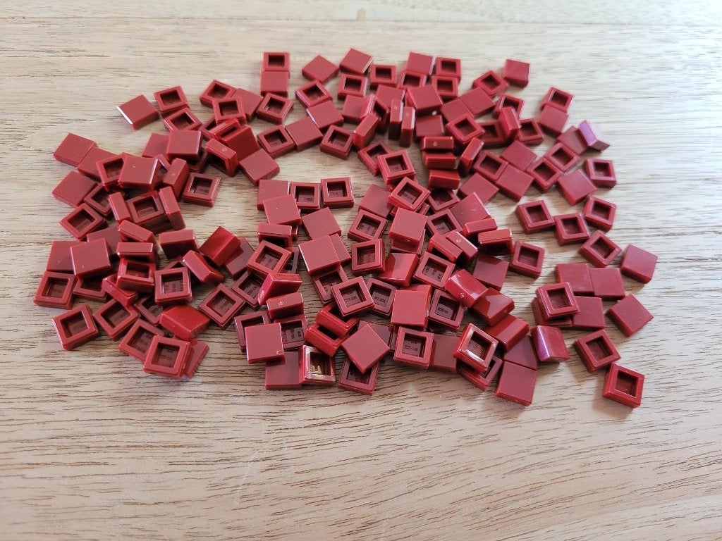 Partij J707=200x Nieuwe Lego tegels 1x1, Lego, Lego, Lego, Nieuw
