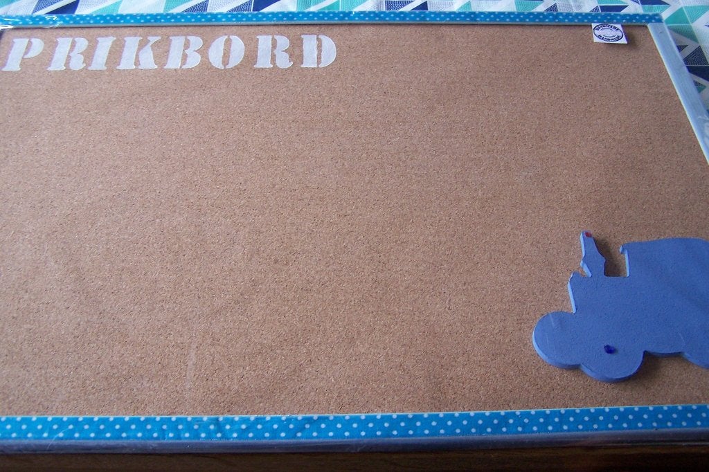 Leuk prikbord met tractor decoratie, zie foto's., Ophalen of Verzenden, Nieuw, Prikbord