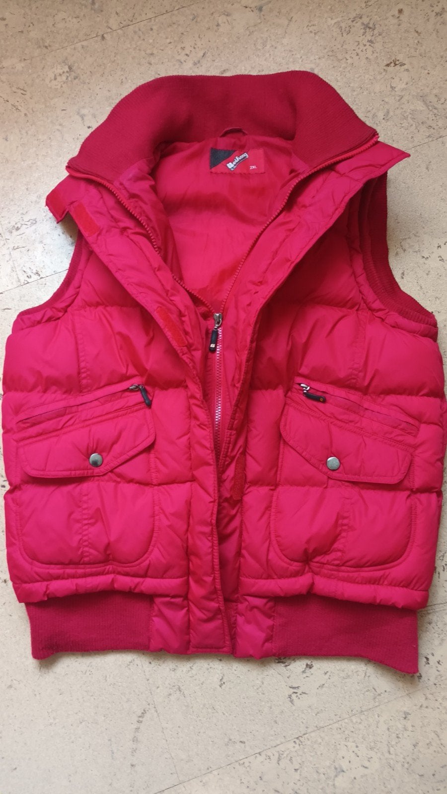 Rode bodywarmer maat 38., Kleding | Dames, Ophalen of Verzenden, Zo goed als nieuw, Maat 38/40 (M), Rood