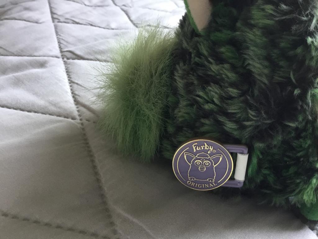 Vintage Furby 1999 Origineel Groen/Wit -Zgan COLLECTORS ITEM, Ophalen, Zo goed als nieuw