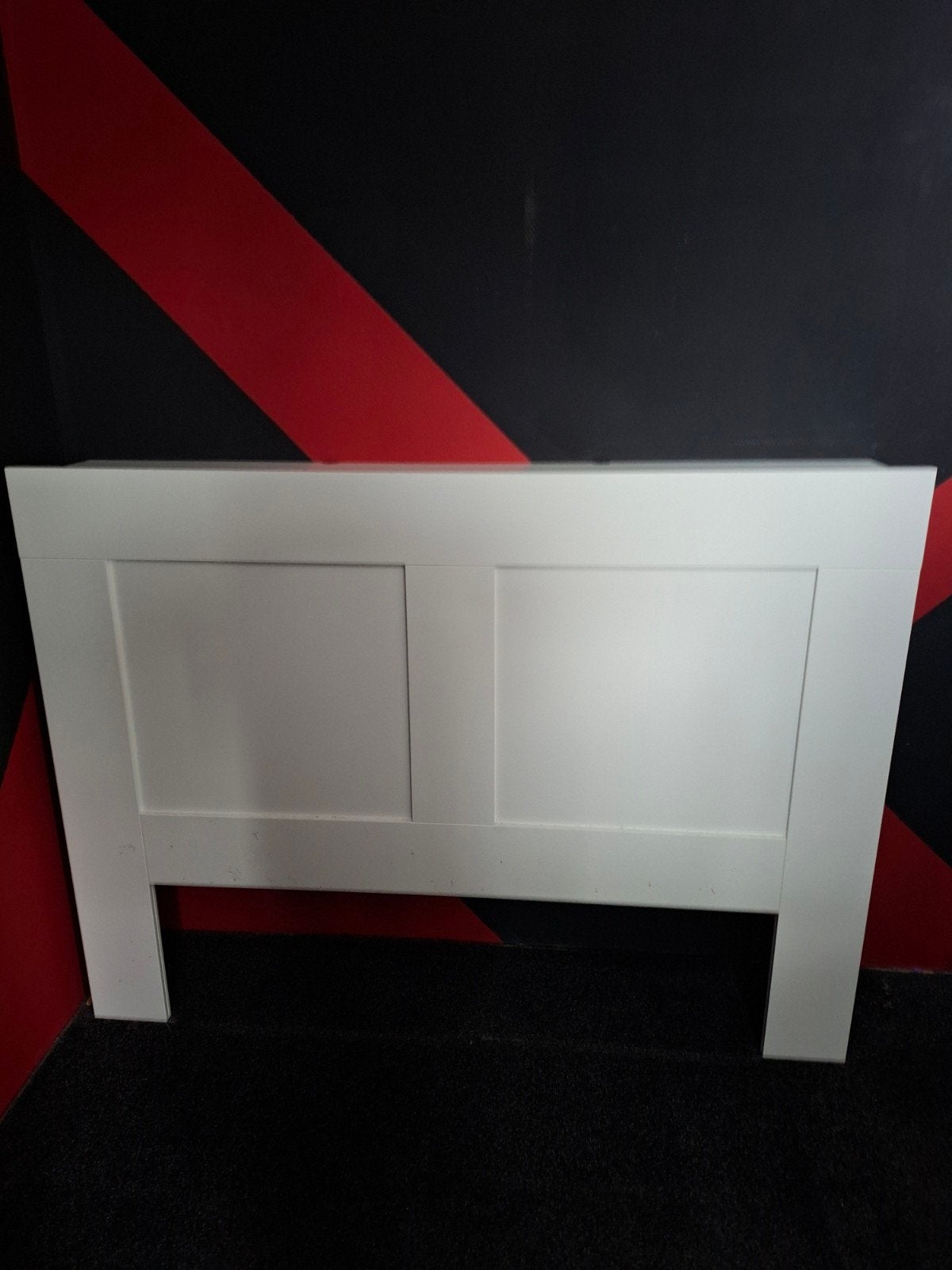 Ikea Brimnes, wit hoofdeinde met opbergruimte, Huis en Inrichting, Ophalen, Wit, Tweepersoons, 140 cm