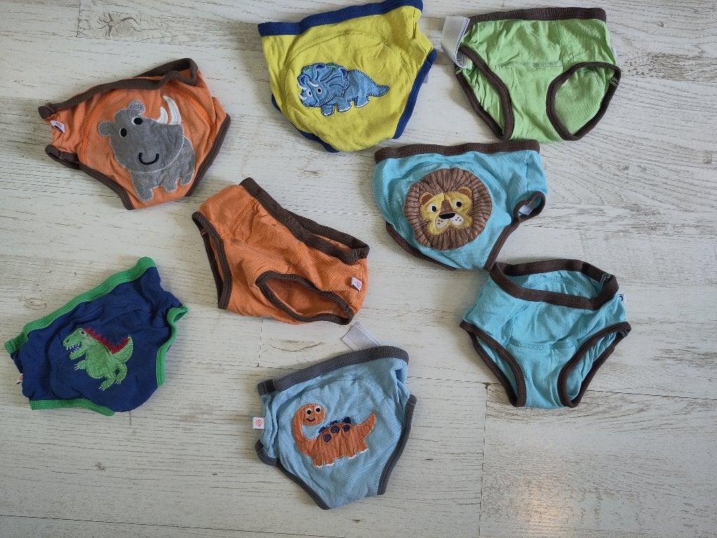 Zindelijkheids oefenbroekjes, acht stuks, Kinderen en Baby's, Kinderkleding | Maat 98, Ophalen, Nacht- of Onderkleding, Gebruikt