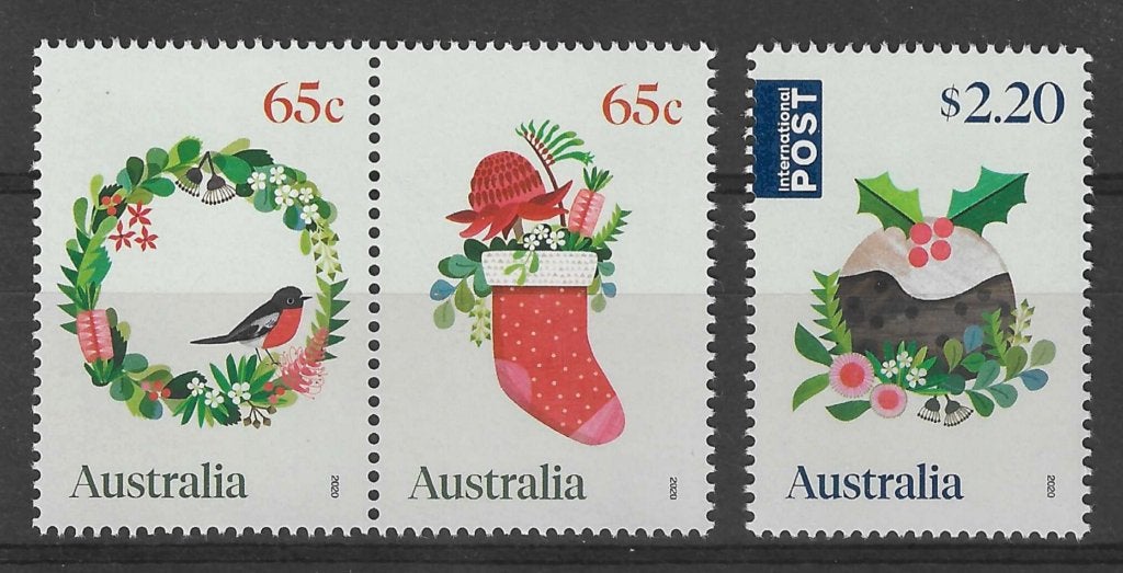 AUSTRALIE 2020, mi 5231/33 "Christmas" postfris, Ophalen of Verzenden, Postfris