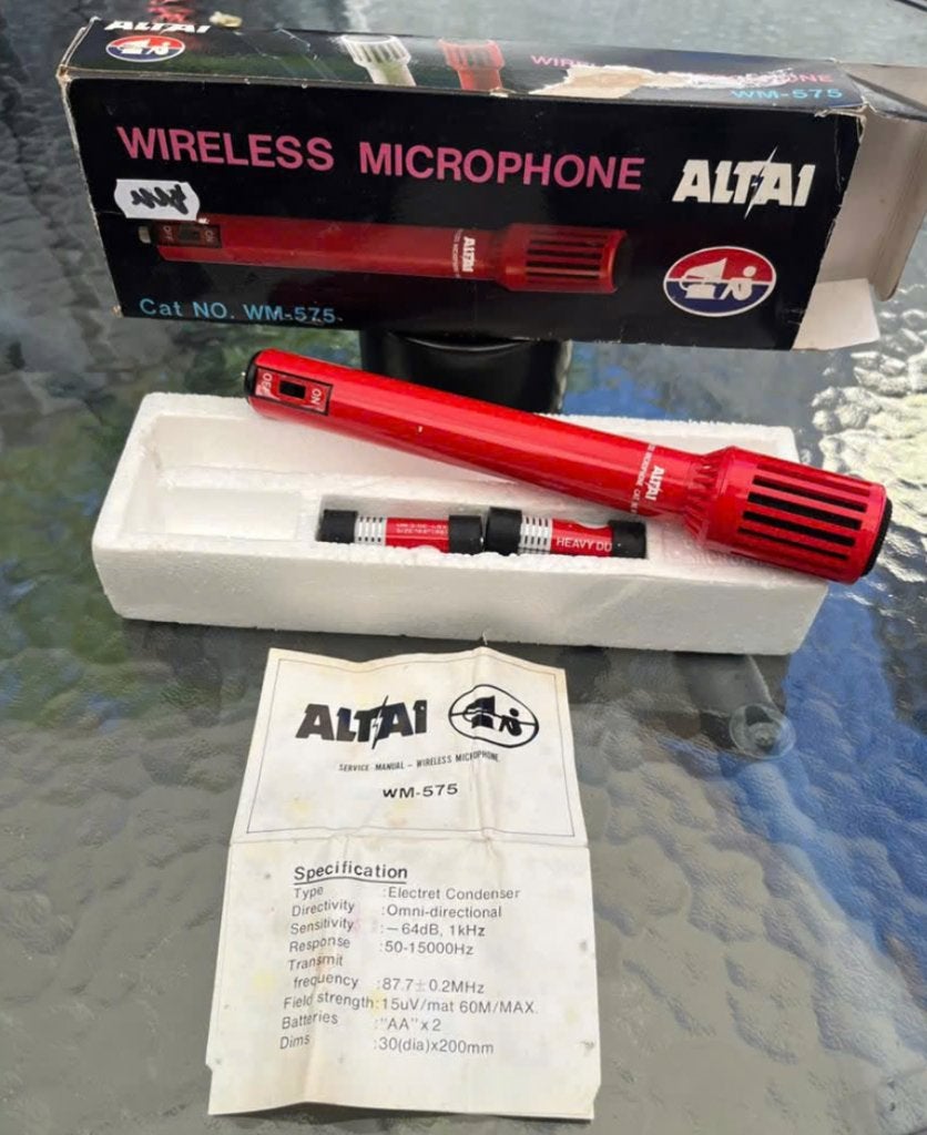 ALTAI WIRELESS MICROFOON, Muziek en Instrumenten, Microfoons, Gebruikt, Overige typen, M, Ophalen of Verzenden