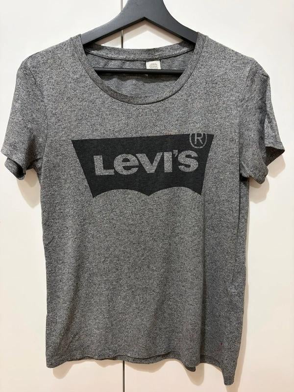 Grijs Levi’s Shirt Batwing Logo Maat S - Classic Tee, Ophalen of Verzenden, Zo goed als nieuw, Korte mouw, Maat 36 (S)