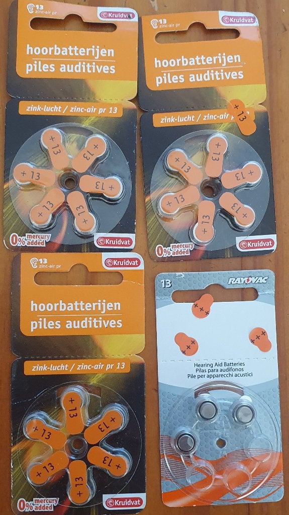 Kruidvat PR13 Hoorbatterijen, Ophalen of Verzenden, Nieuw