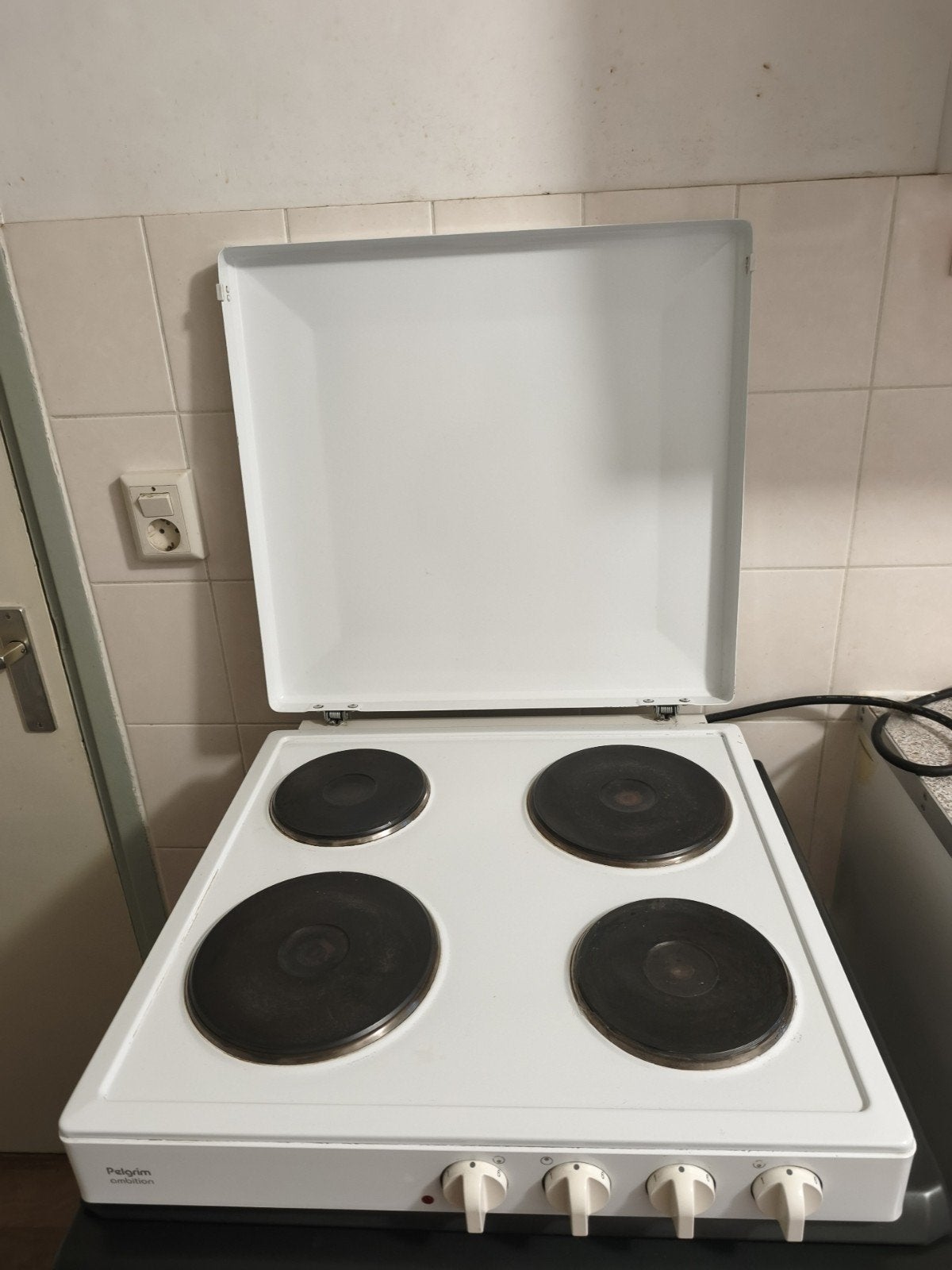 Pelgrim Ambition Vrijstaand Elektrisch Kooktoestel, Witgoed en Apparatuur, Ophalen, Gebruikt, Minder dan 85 cm, 4 kookzones