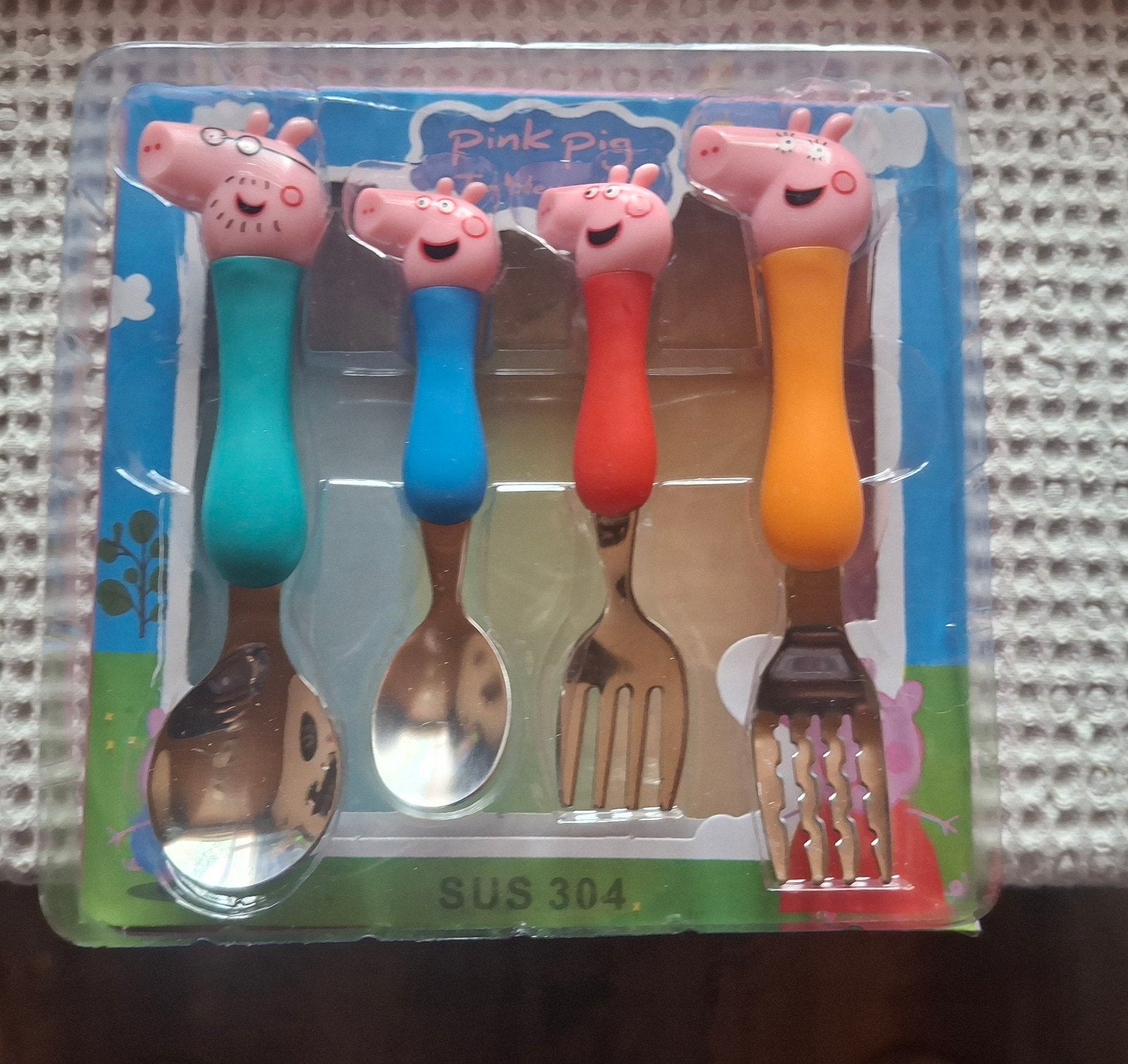 4 nieuwe Peppa Pig Besteks setjes, Ophalen of Verzenden, Nieuw