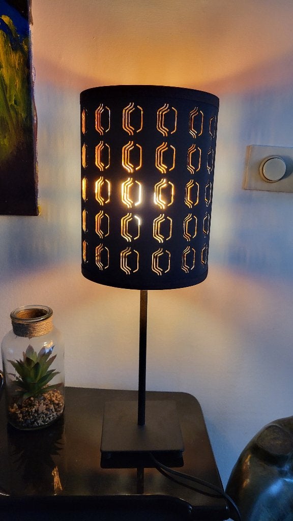 Prachtig design Tafellamp ~ schemerlamp, Ophalen, Zo goed als nieuw, Overige materialen, 50 tot 75 cm