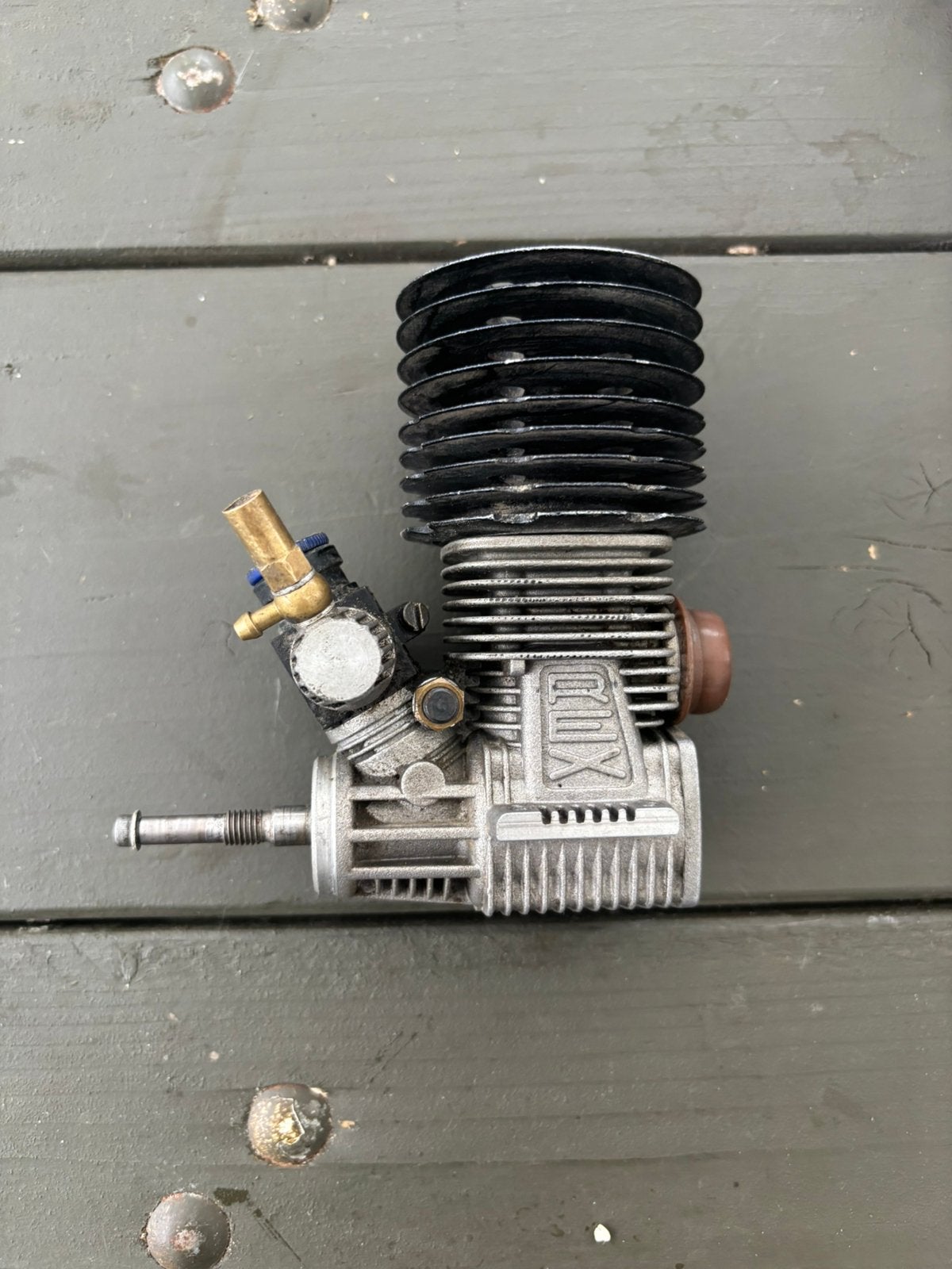 Rex 0.21 nitro motor 3.5 cc, Ophalen of Verzenden, Zo goed als nieuw