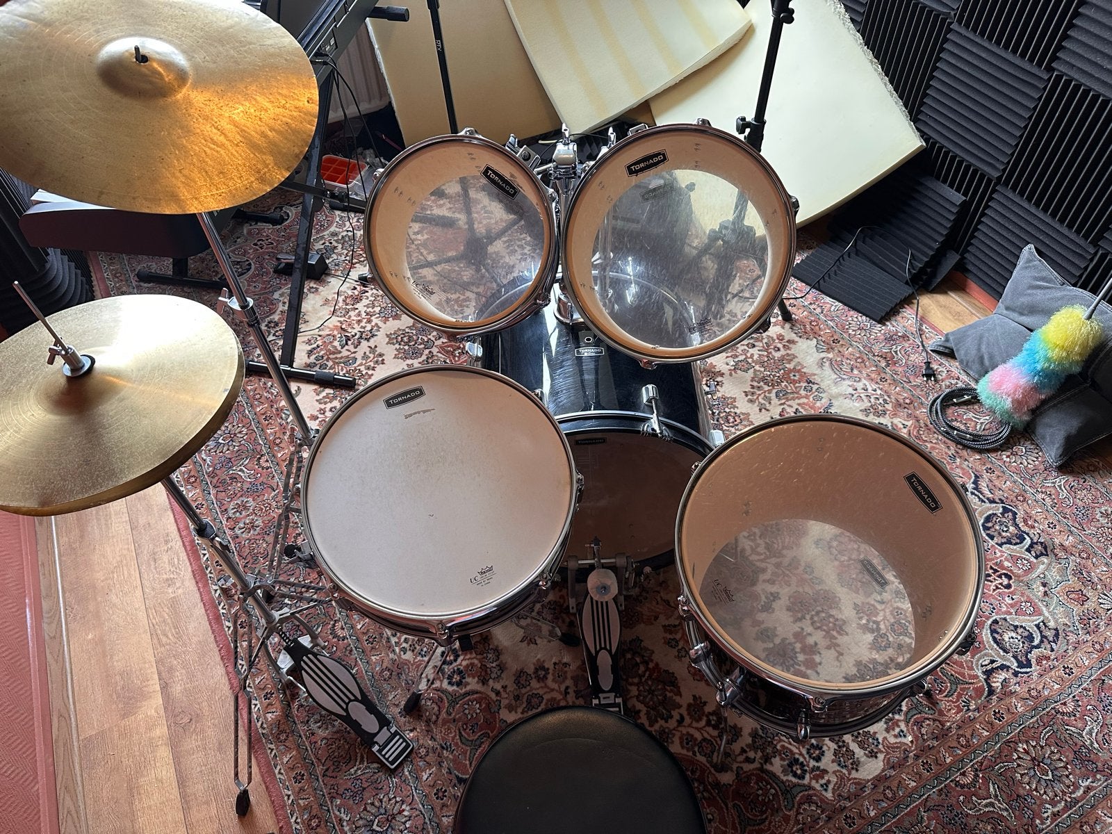 Tornado by Mapex drumstel - Compleet met bekkens, Ophalen, Gebruikt, Overige merken