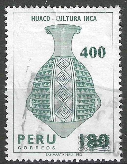 Peru 1983 - Yvert 753 - Indiase cultuur - Inca - Vaas (ST), Verzenden, Gestempeld, Zuid-Amerika