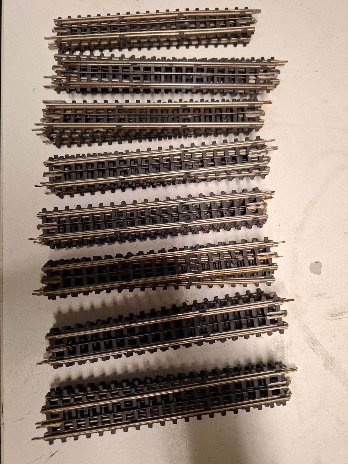 trix express rails (3 spannings rails), Gebruikt, Gelijkstroom, Trix, Rails