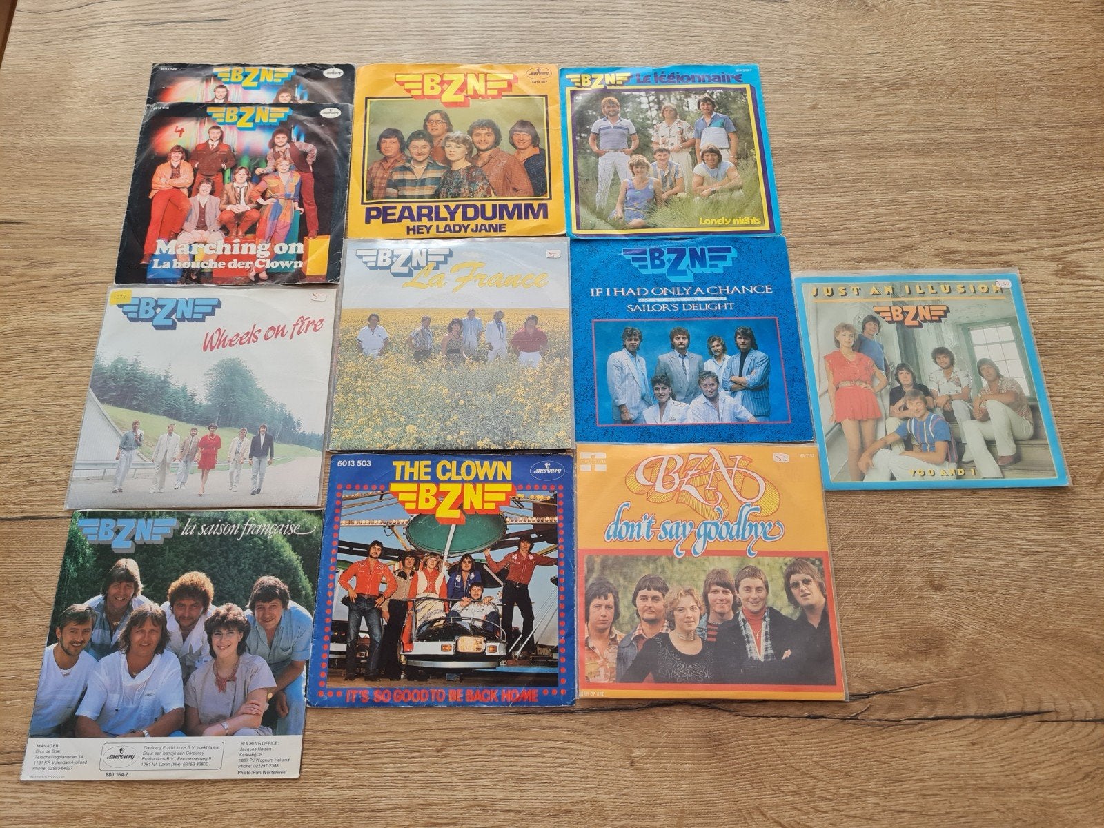 BZN Singles Collectie - Diverse Hits op Vinyl, Ophalen of Verzenden, Gebruikt, Pop, Single