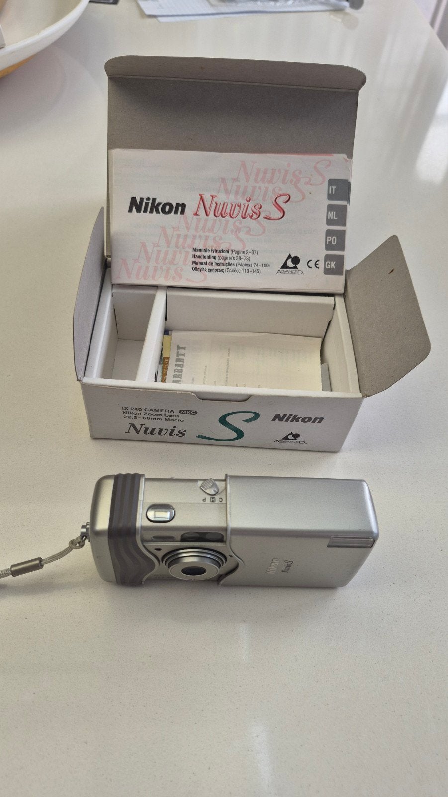 Nikos Nuvis APS camera compleet, Ophalen of Verzenden, 70 tot 80 mm, UV-filter