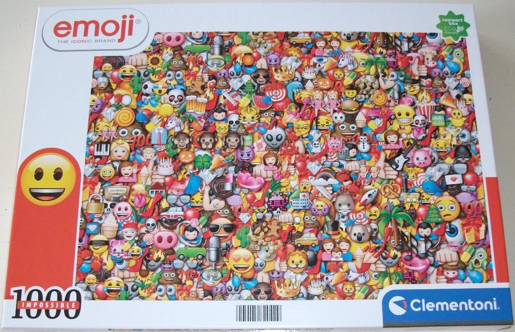 Puzzel *** EMOJI *** 1000 stukjes Impossible Puzzel, Hobby en Vrije tijd, Denksport en Puzzels, Ophalen of Verzenden, 500 t/m 1500 stukjes