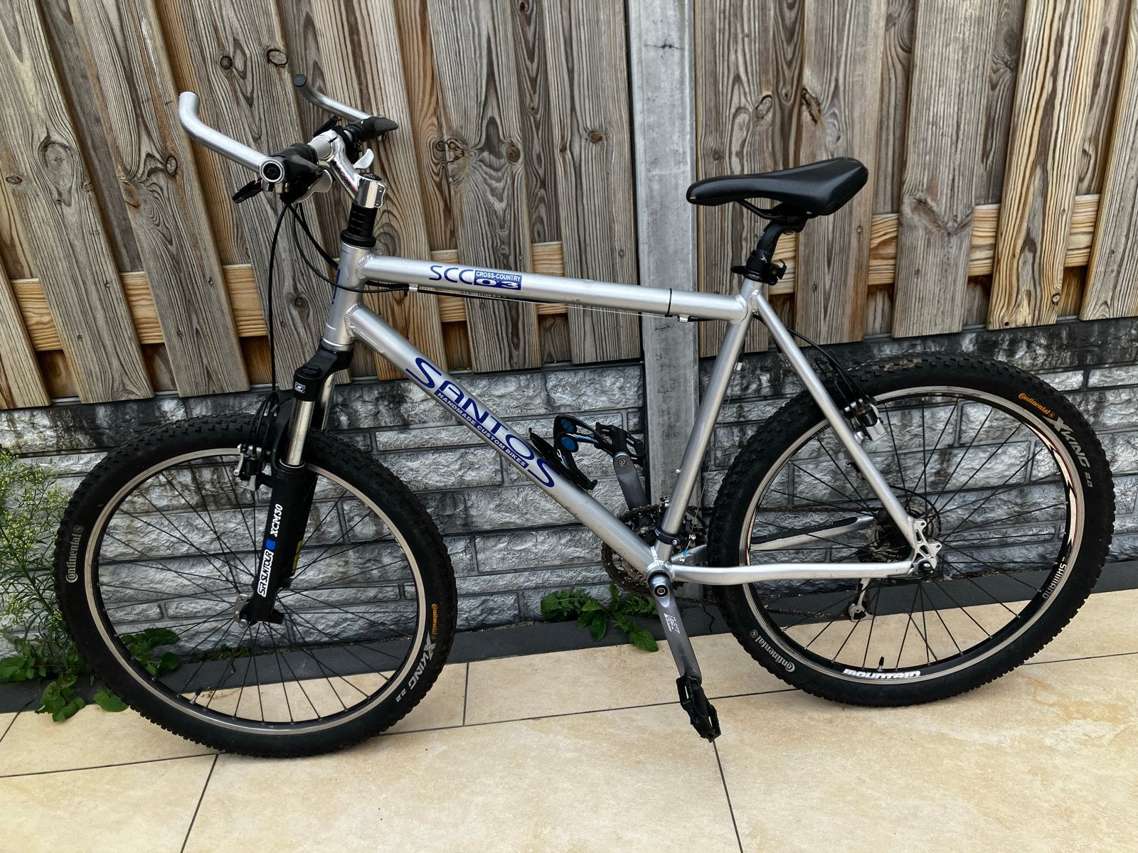 Santos Mountainbike - Zilverkleurig, Goede Staat, Fietsen en Brommers, Fietsen | Mountainbikes en ATB, Gebruikt, Hardtail, Heren