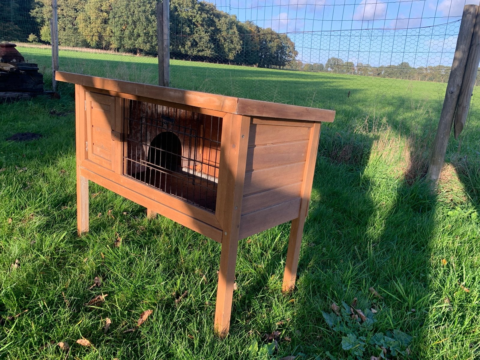 Konijnenhok, Dieren en Toebehoren, Ophalen, Gebruikt, 90 cm of meer, Konijn