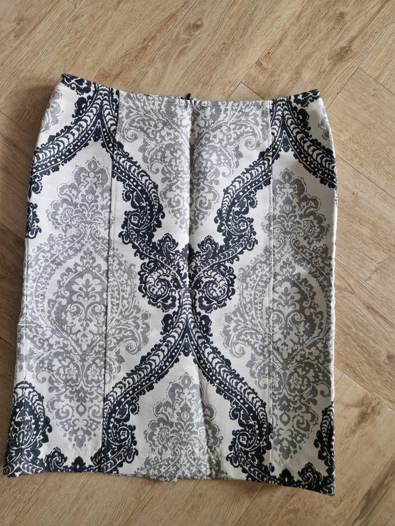 Van Avendonck Rok Maat 38 - Elegant Patroon, Maat 38/40 (M), Van Avendonck, Zwart, Ophalen of Verzenden