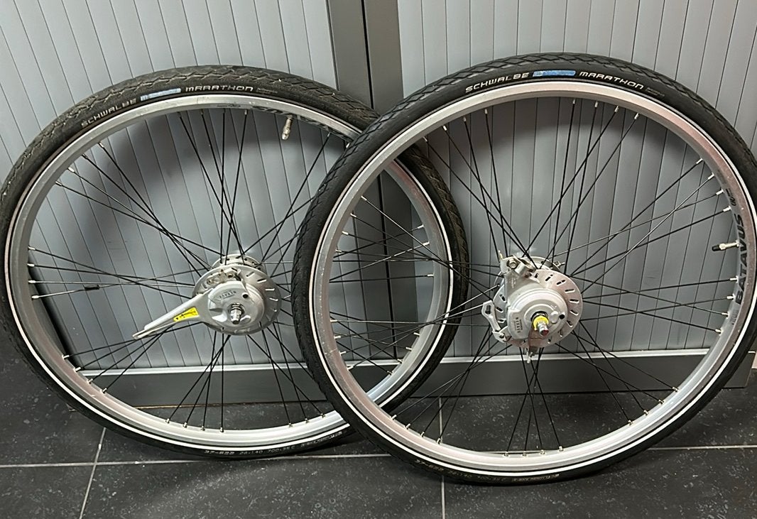 Fietsenvelgen fietswielen 28 inch batavus 8 versnellingen, Ophalen of Verzenden, Zo goed als nieuw, Aluminium, Elektrische fiets